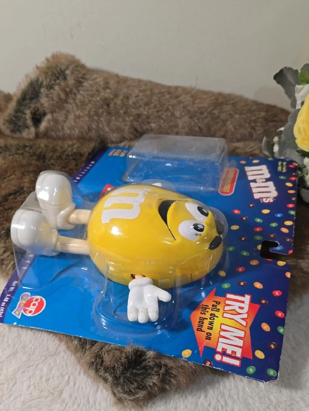 M&M'S Yellow Candy Dispenser Character Party Favor